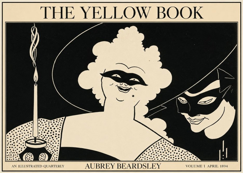 Aubrey Beardsley The Yellow Book I No1 - Affiche