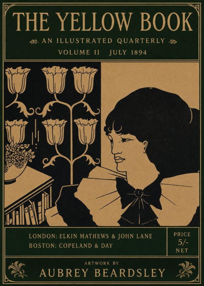 Aubrey Beardsley The Yellow Book - Volume Ii July 1894 No1 - Affiche