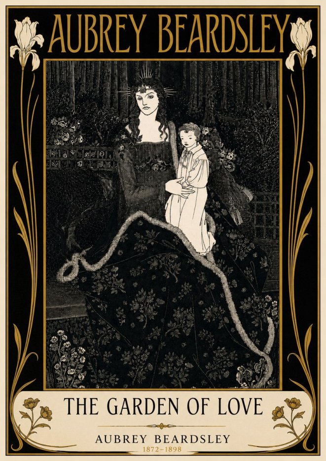 Aubrey Beardsley The Garden of Love No6 - Affiche