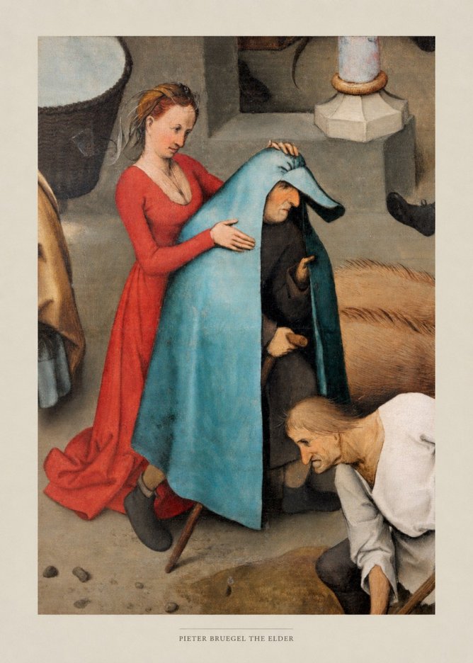 Pieter Bruegel The Blind Leading the Blind II No4 - Affiche