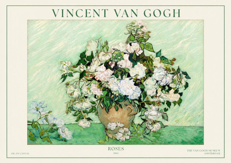Van Gogh Roses II No1 - Affiche
