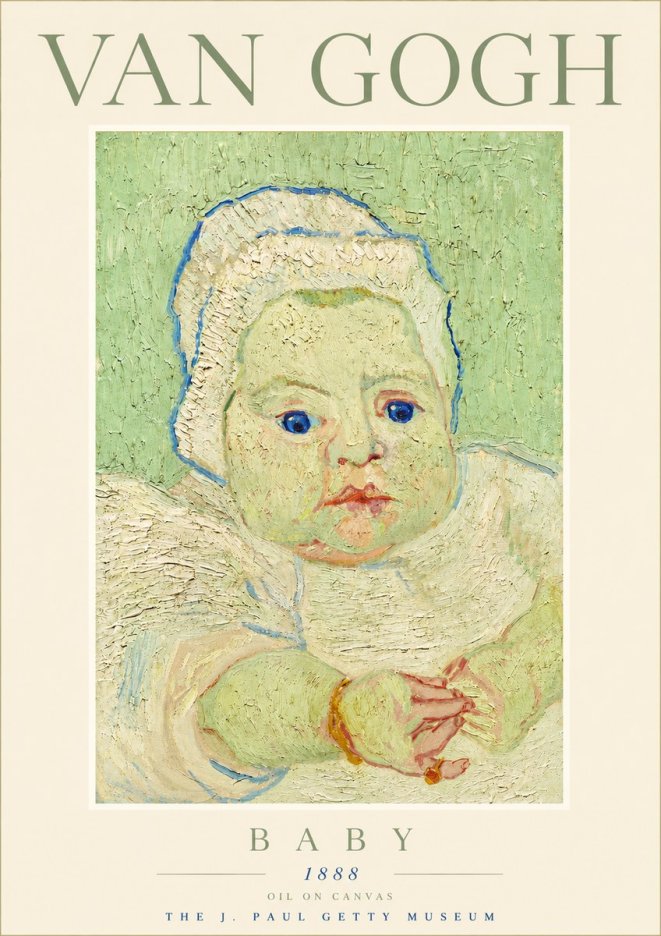 Van Gogh Baby No4 - Affiche