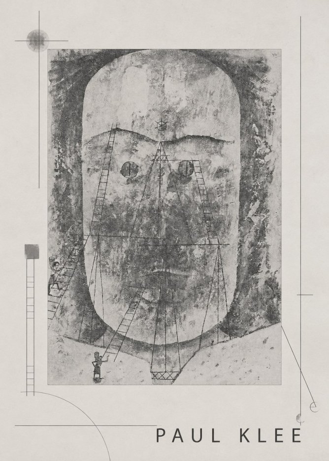 Paul Klee Monument in the Fertile Land No1 - Affiche