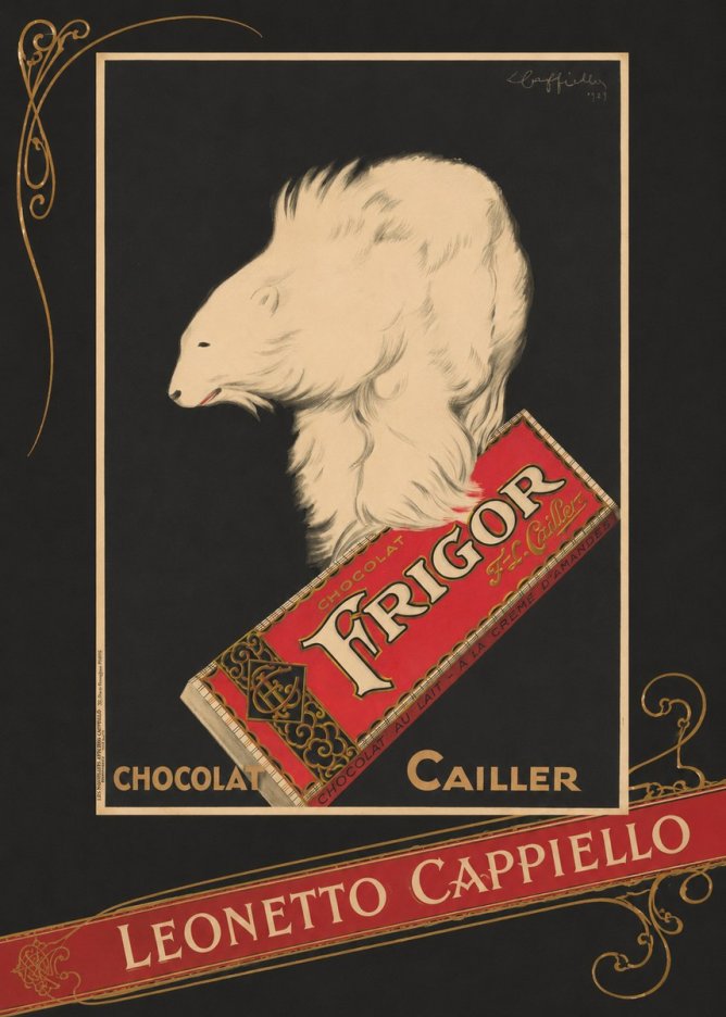 Leonetto Cappiello Chocolat Frigor No4 - Affiche