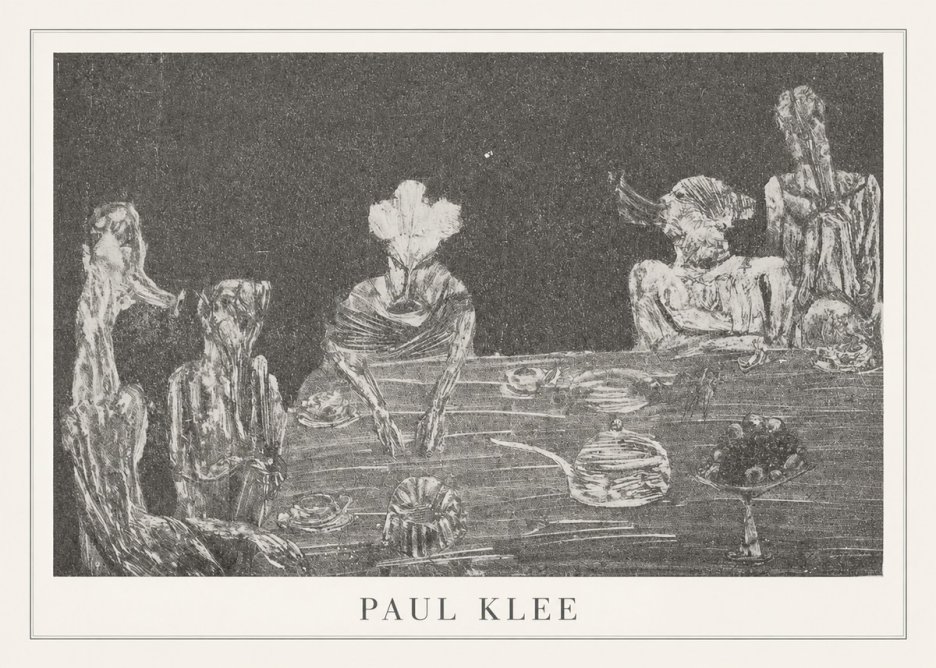 Paul Klee Die Mahlzeit No4 - Affiche