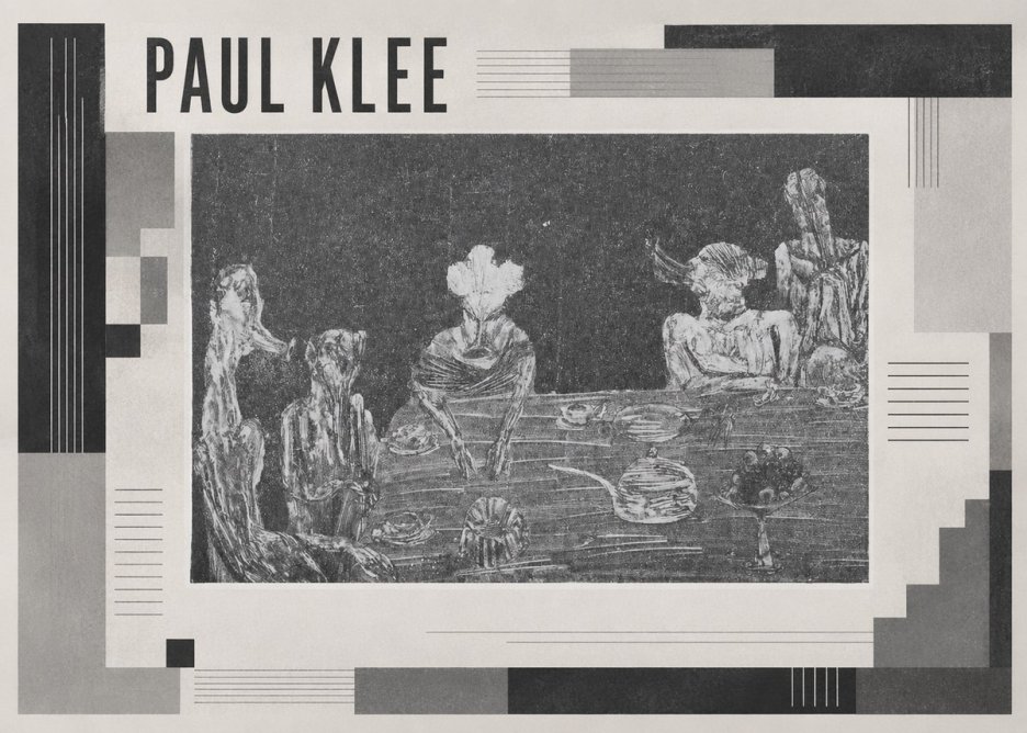 Paul Klee Die Mahlzeit No6 - Affiche