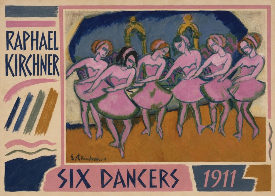 Raphael Kirchner Six Dancers No1 - Affiche