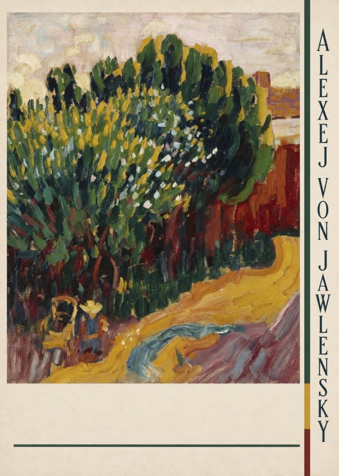 Alexej von Jawlensky Park Landscape (Murnau) No2 - Affiche