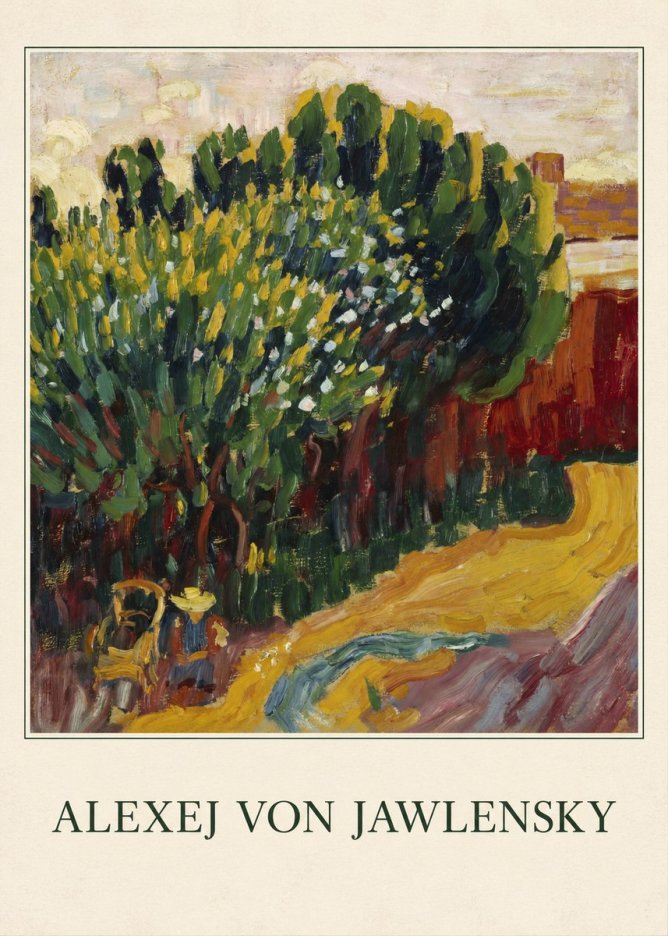 Alexej von Jawlensky Park Landscape (Murnau) No4 - Affiche