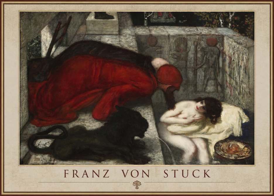 Franz von Stuck Salome No1 - Affiche