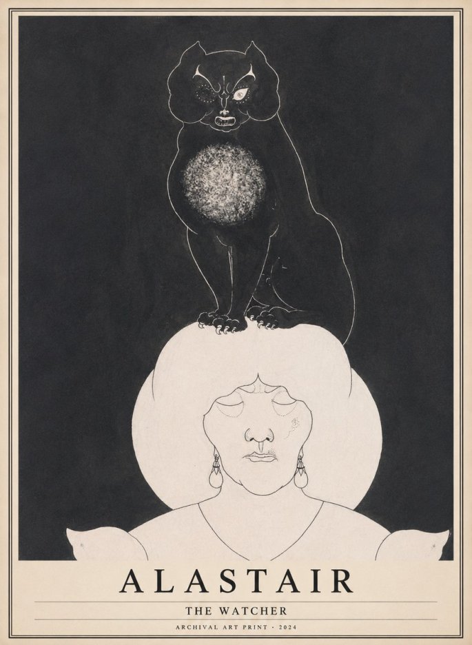 Alastair The Watcher No1 - Affiche