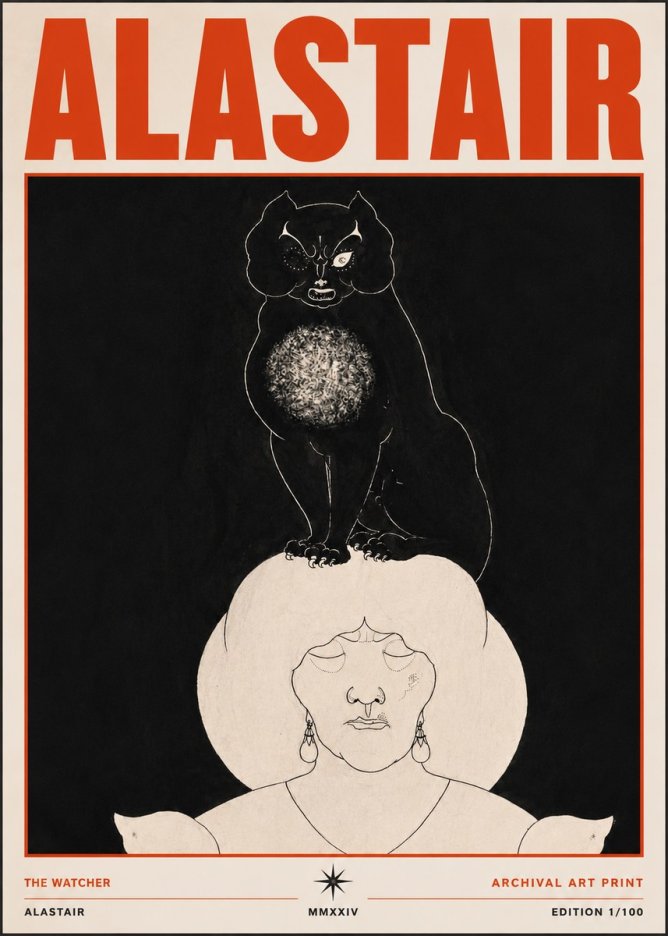 Alastair The Watcher No3 - Affiche