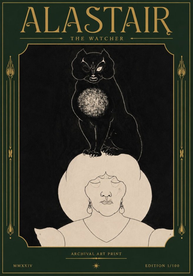 Alastair The Watcher No4 - Affiche