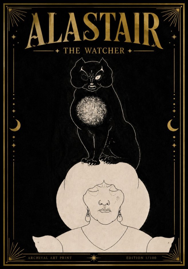 Alastair The Watcher No5 - Affiche