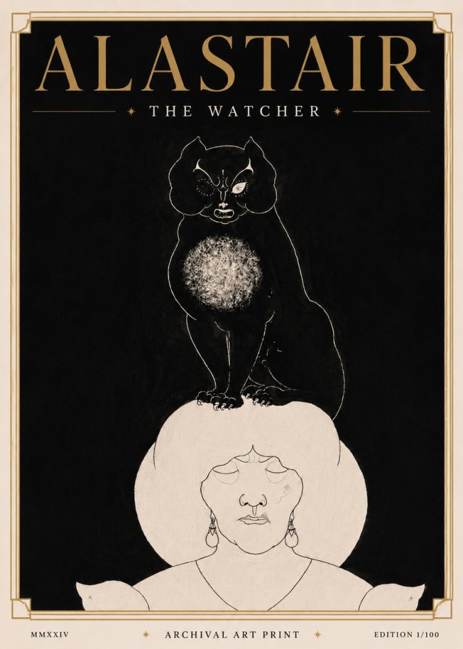 Alastair The Watcher No6 - Affiche