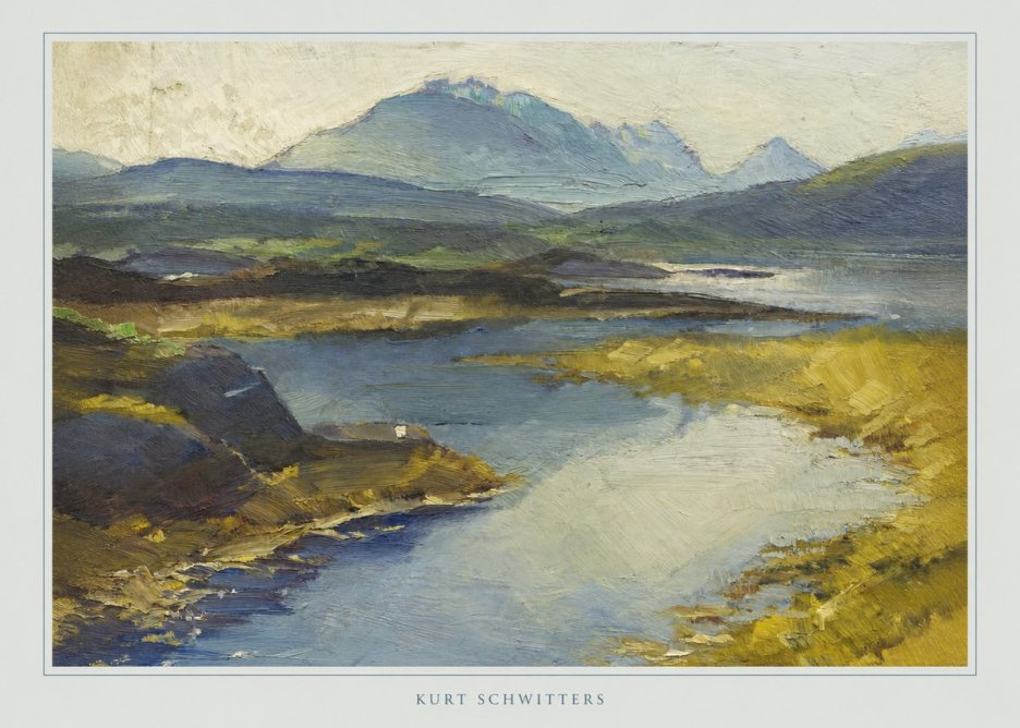 Kurt Schwitters Landschaft No6 - Affiche