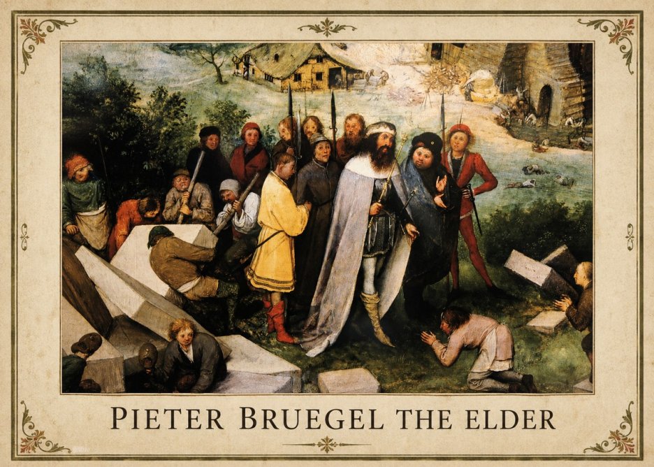 Pieter Bruegel The Blind Leading the Blind III No1 - Affiche