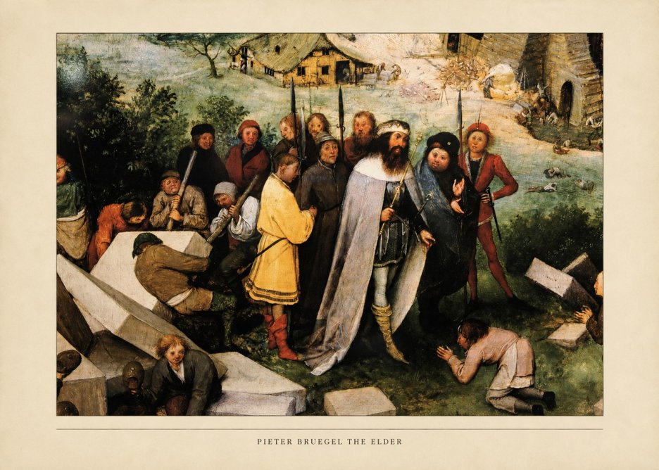 Pieter Bruegel The Blind Leading the Blind III No5 - Affiche