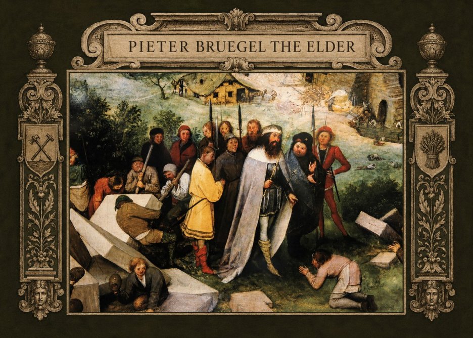 Pieter Bruegel The Blind Leading the Blind III No6 - Affiche