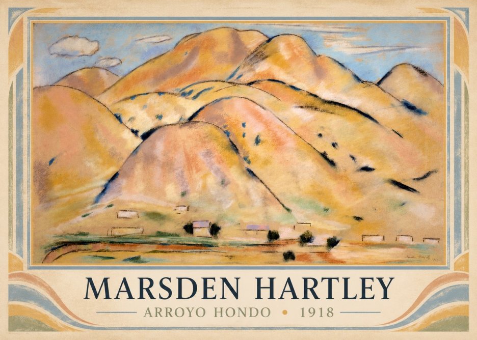 Marsden Hartley Arroyo Hondo No1 - Affiche
