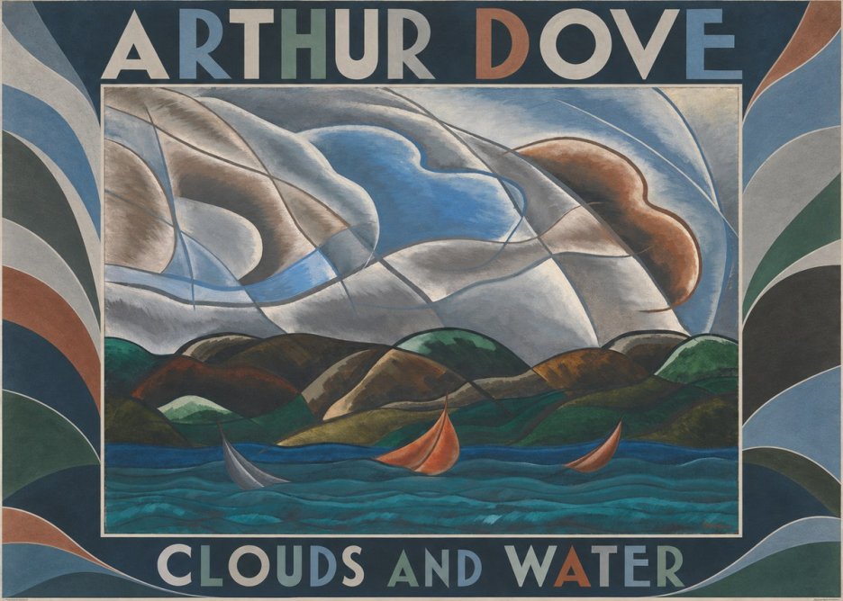 Arthur Dove Clouds and Water No1 - Affiche