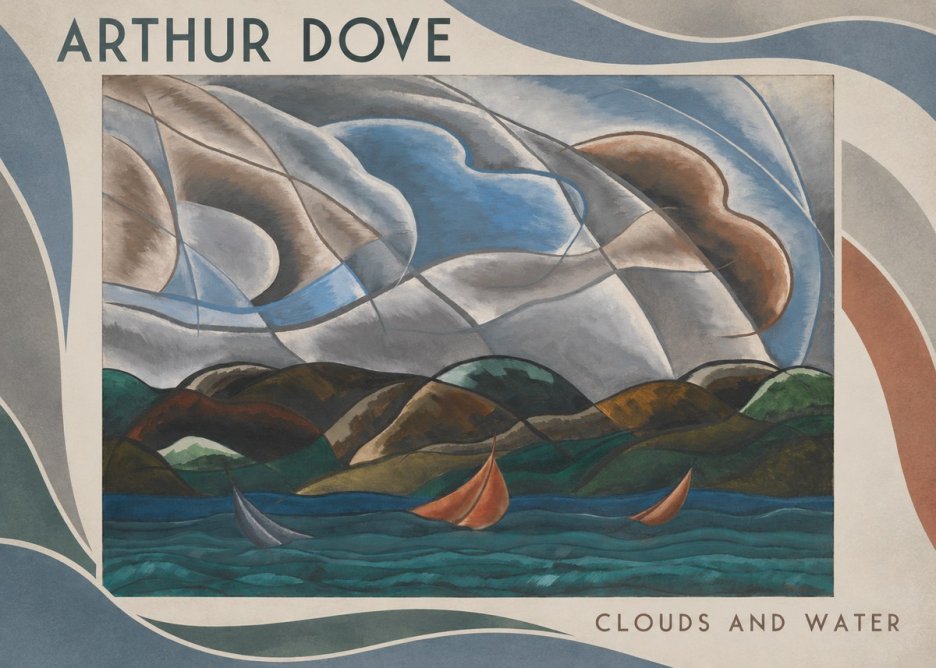 Arthur Dove Clouds and Water No2 - Affiche