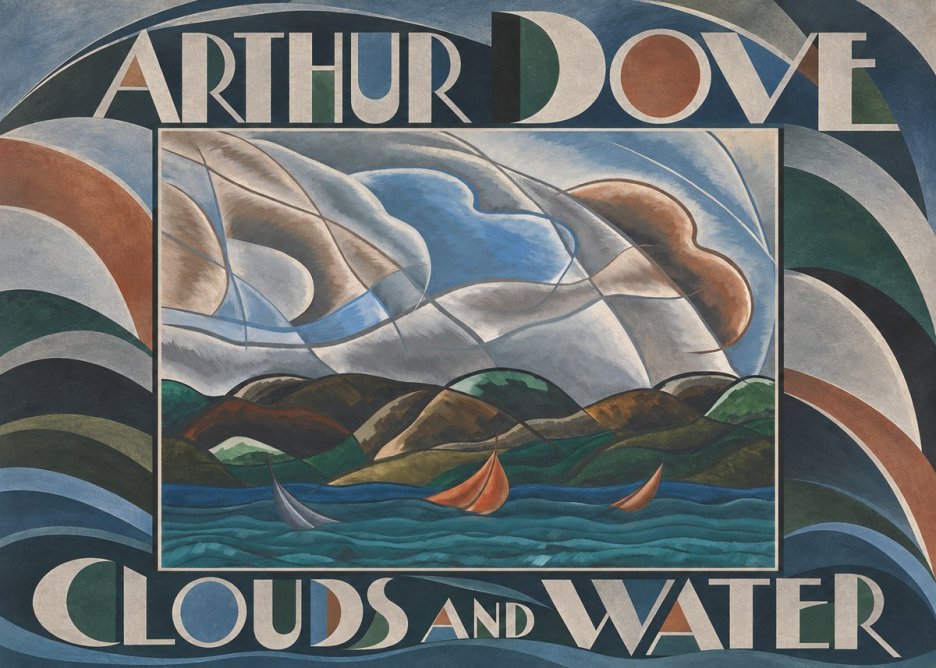 Arthur Dove Clouds and Water No5 - Affiche