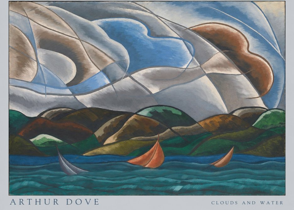 Arthur Dove Clouds and Water No6 - Affiche