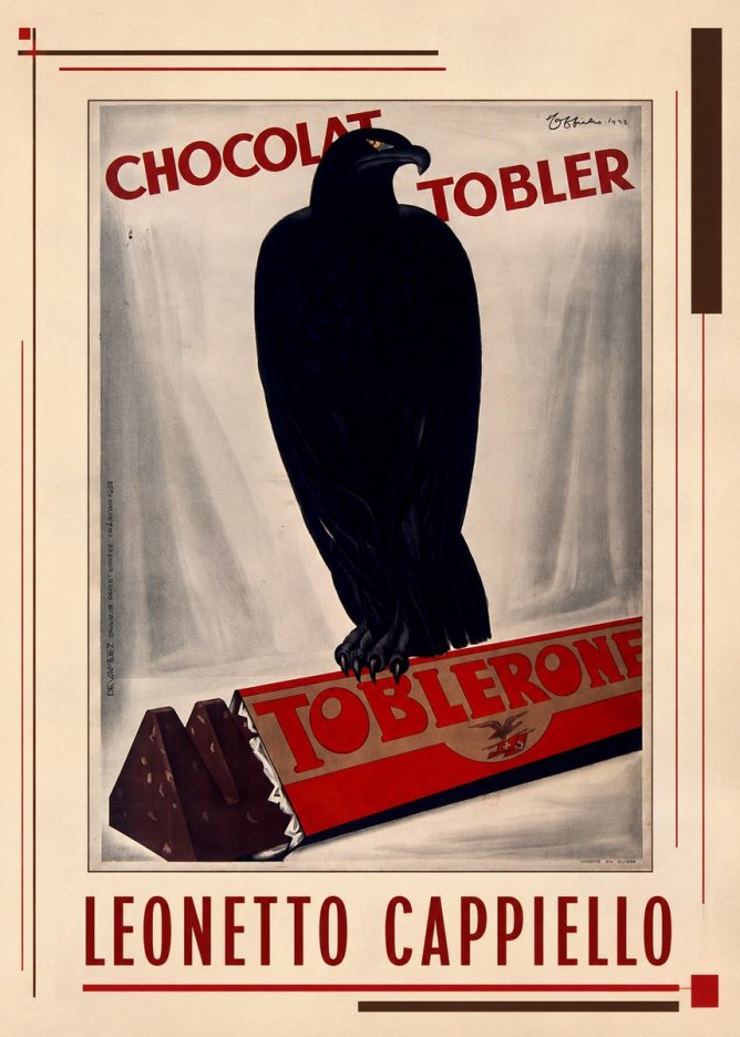 Leonetto Cappiello Chocolat Tobler No3 - Affiche