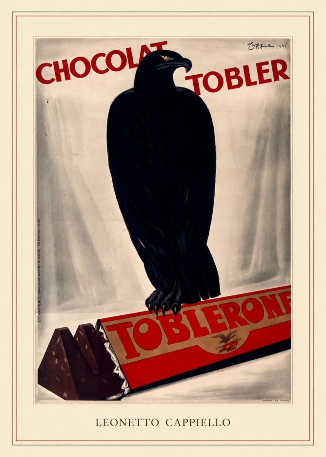 Leonetto Cappiello Chocolat Tobler No4 - Affiche