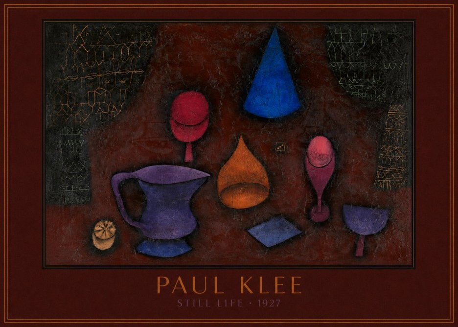 Paul Klee Still Life No3 - Affiche