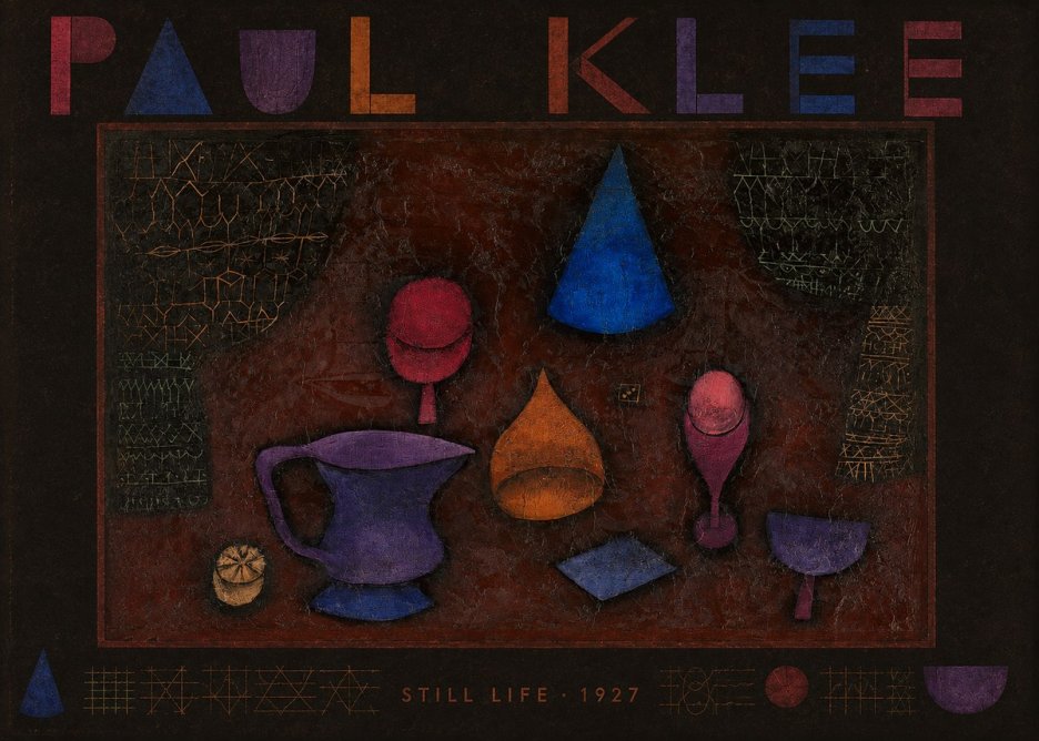 Paul Klee Still Life No5 - Affiche
