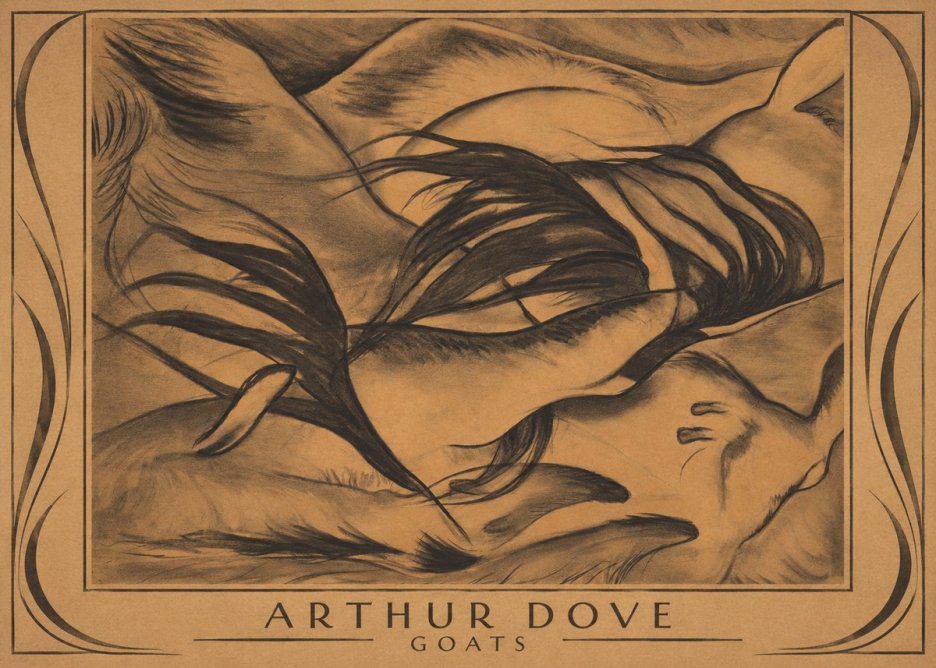 Arthur Dove Goats No1 - Affiche