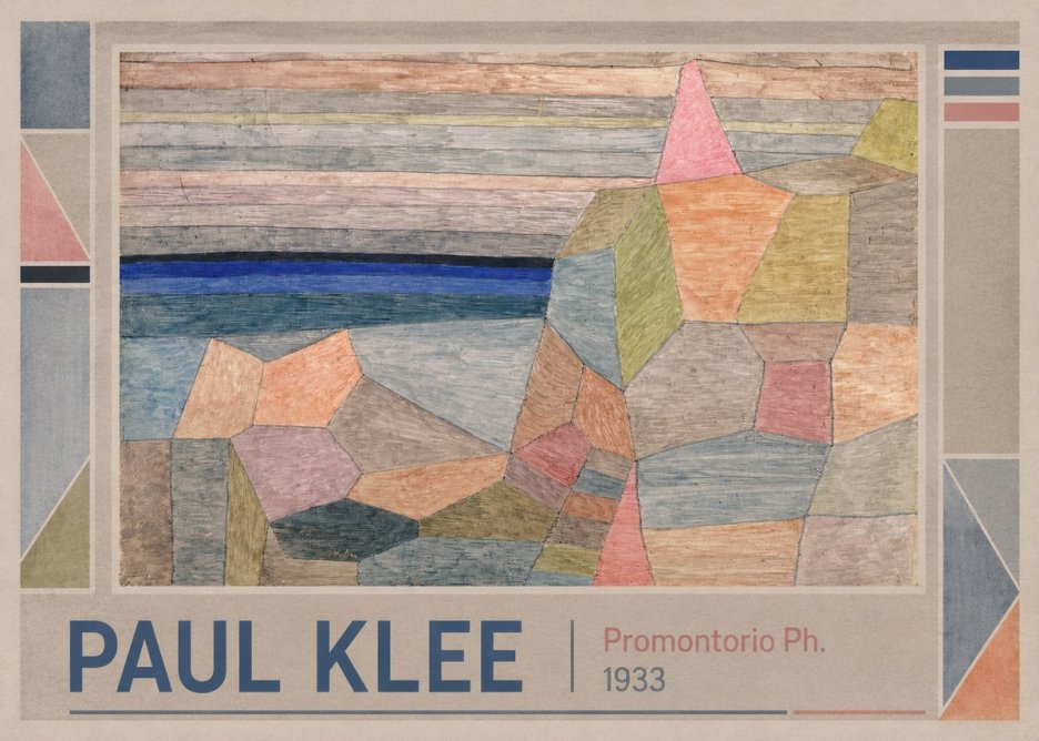 Paul Klee Promontorio Ph. No1 - Affiche