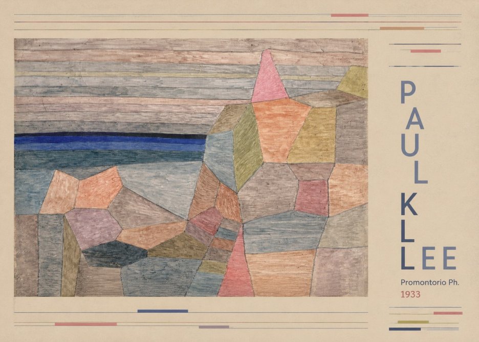 Paul Klee Promontorio Ph. No5 - Affiche