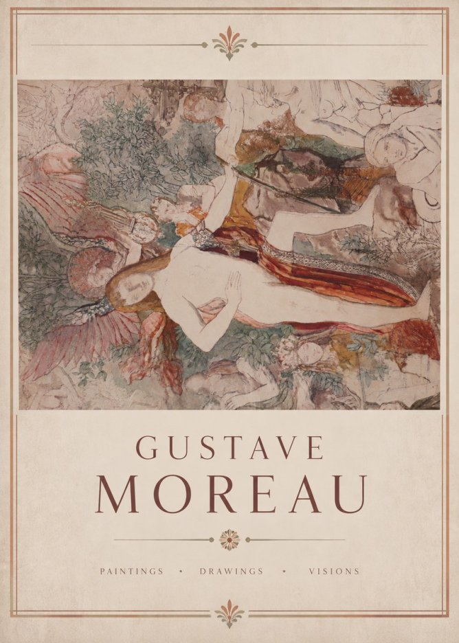 Gustave Moreau The Hymn to Beauty No2 - Affiche