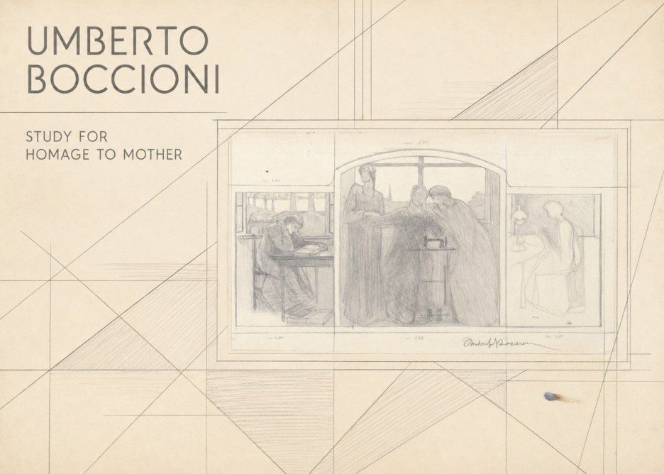 Umberto Boccioni Study for Homage to Mother No5 - Affiche