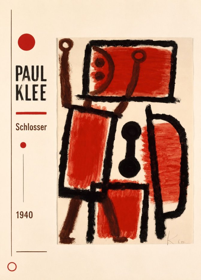 Paul Klee Schlosser No2 - Affiche