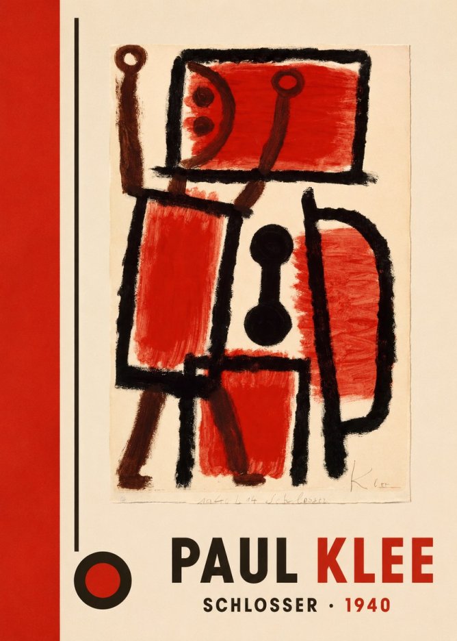 Paul Klee Schlosser No4 - Affiche