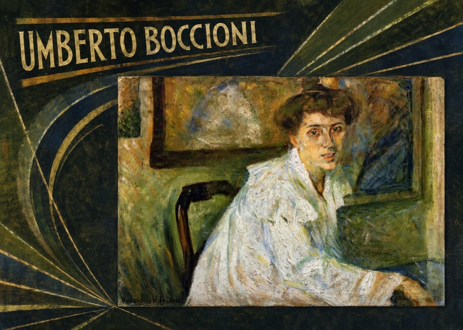 Umberto Boccioni Portrait of the Artist's Mother No5 - Affiche