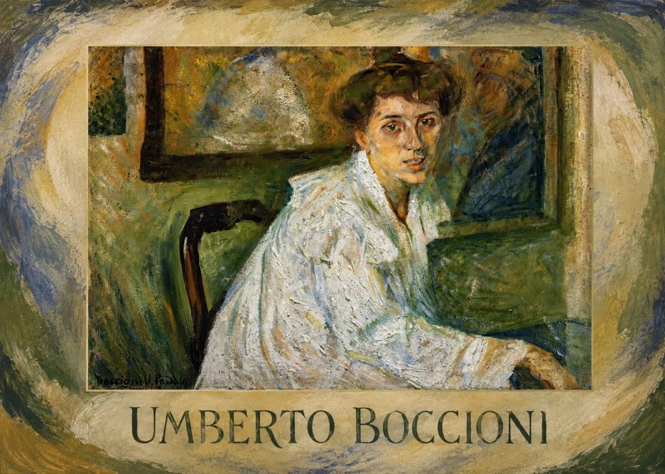 Umberto Boccioni Portrait of the Artist's Mother No6 - Affiche