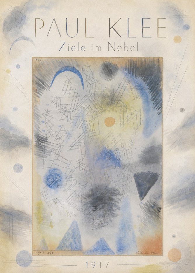 Paul Klee Ziele Im Nebel No3 - Affiche