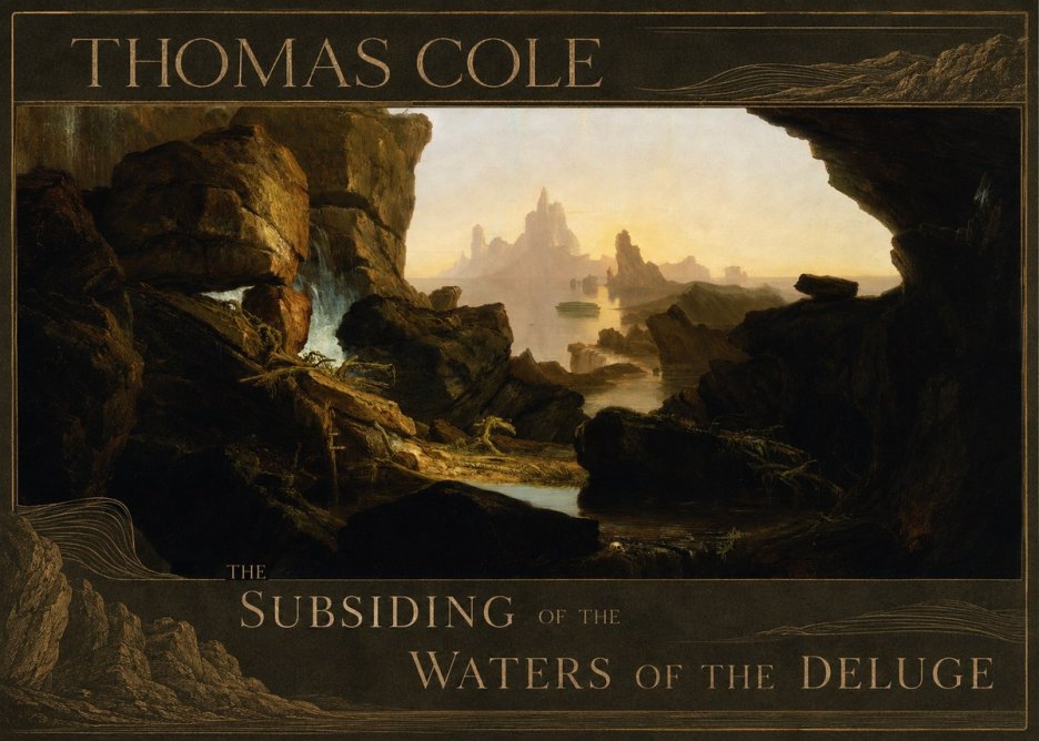 Thomas Cole The Subsiding of the Waters of the Deluge I No3 - Affiche