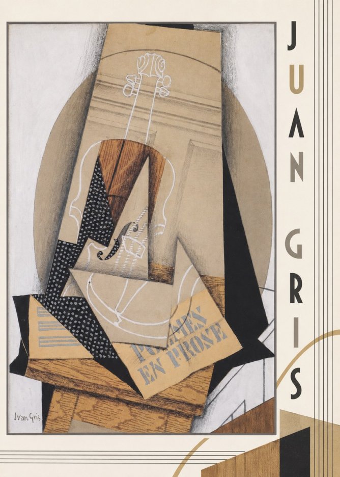 Juan Gris Poèmes En Prose No4 - Affiche
