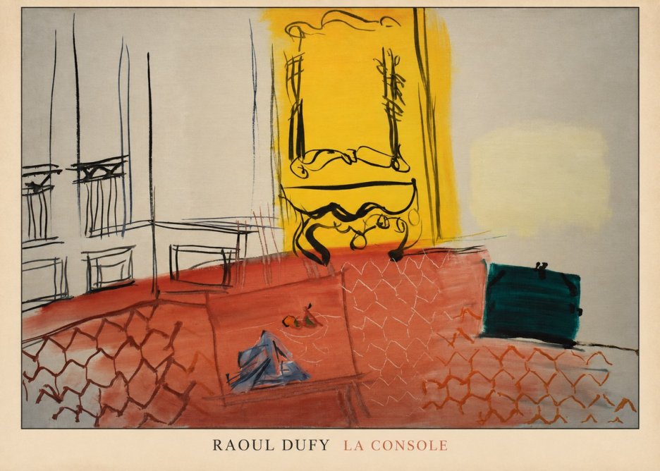 Raoul Dufy La Console No6 - Affiche