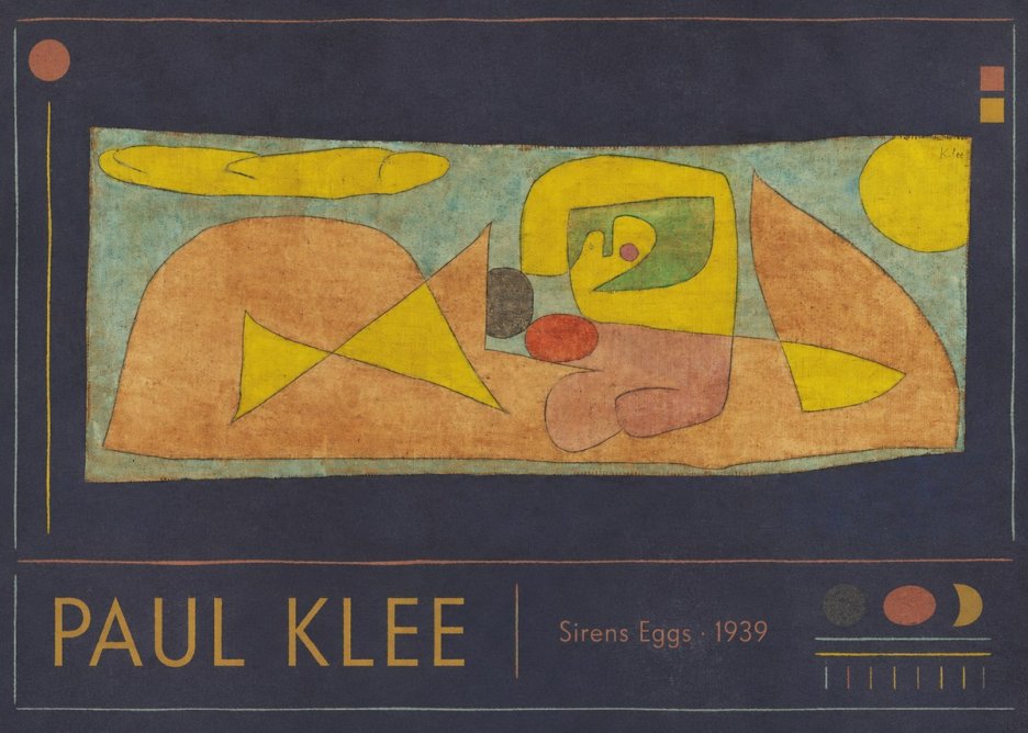 Paul Klee Sirens Eggs No1 - Affiche