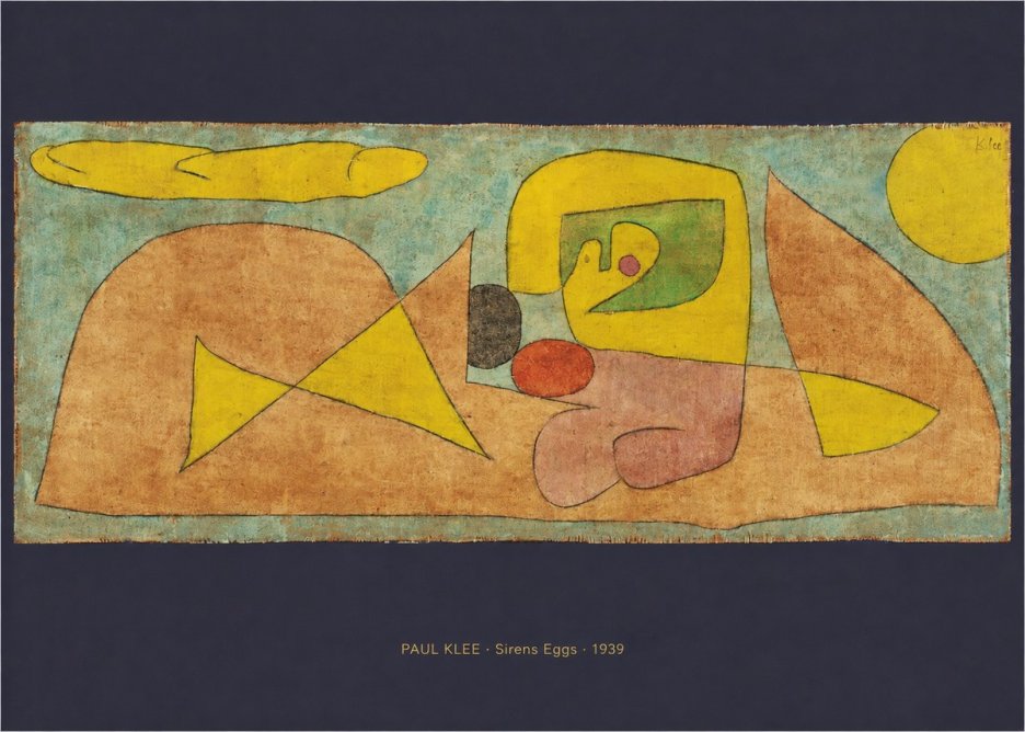 Paul Klee Sirens Eggs No6 - Affiche