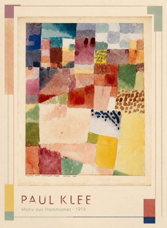 Paul Klee Motiv Aus Hammamet No1 - Affiche