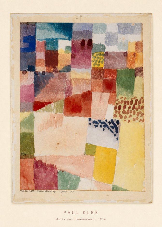 Paul Klee Motiv Aus Hammamet No4 - Affiche