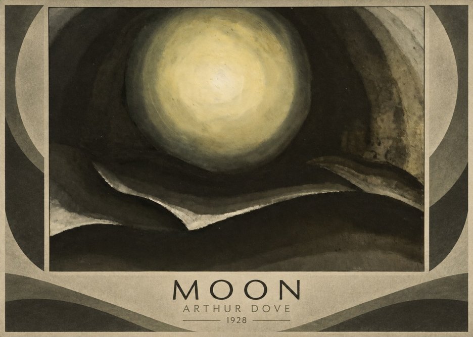Arthur Dove Moon No1 - Affiche